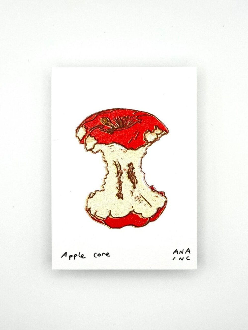 Ana Inciardi Apple Core Mini Art Print